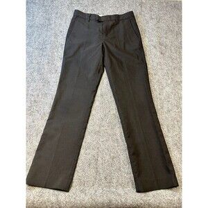 Victorio Cuture Mens Dress Pants Size 32x30 Large Black Formal Trouser Classic